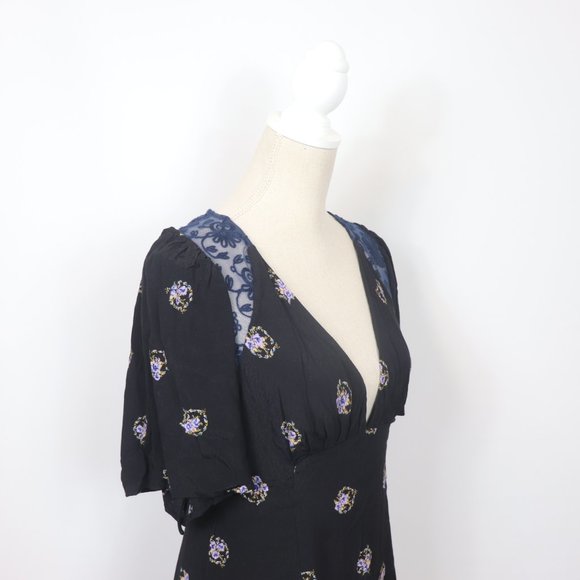Free People Mockingbird Embroidered Mesh Dress, 6 - Picture 5 of 7